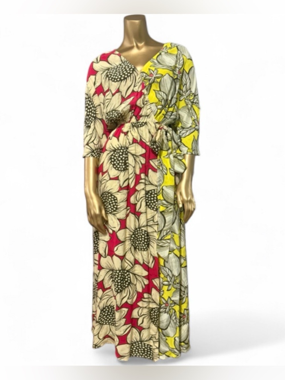 Farm Rio x Anthropologie Floral Wrap Maxi Dress XXS